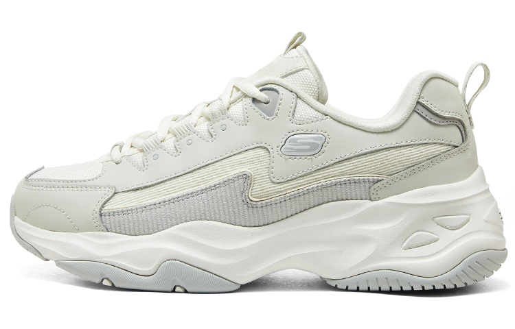 Skechers D'Lites 4.0 Shoes 'White Light Grey'
