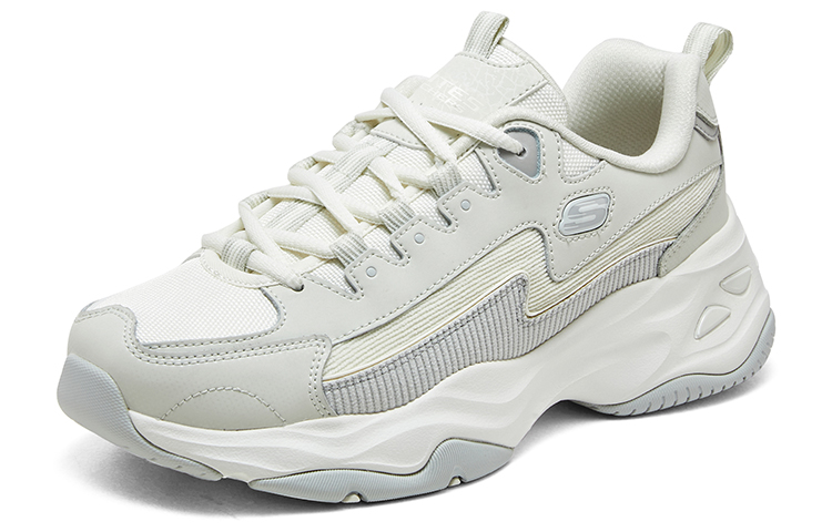 Skechers D'Lites 4.0 Shoes 'White Light Grey' 圖 3