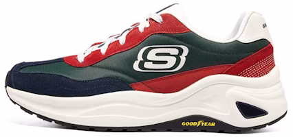 Skechers D'lites Wave 'Green Red Black' 237560-GRMT Skechers D'lites Wave 'Green Red Black' 237560-GRMT