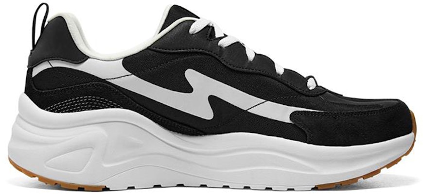 Skechers D'lites Wave 可風波浪熊貓鞋 低筒耐磨運動休閒鞋 黑白色 Order Skechers D'lites Wave 可風波浪熊貓鞋 低筒耐磨運動休閒鞋 黑白色