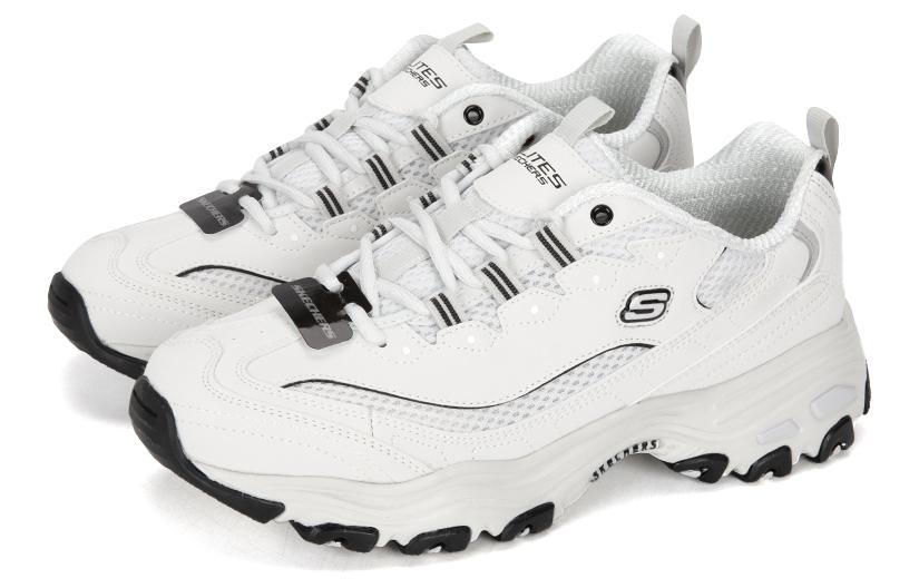 Order Skechers D'LITES 防滑耐磨 低筒 老爹鞋 男款 黑白