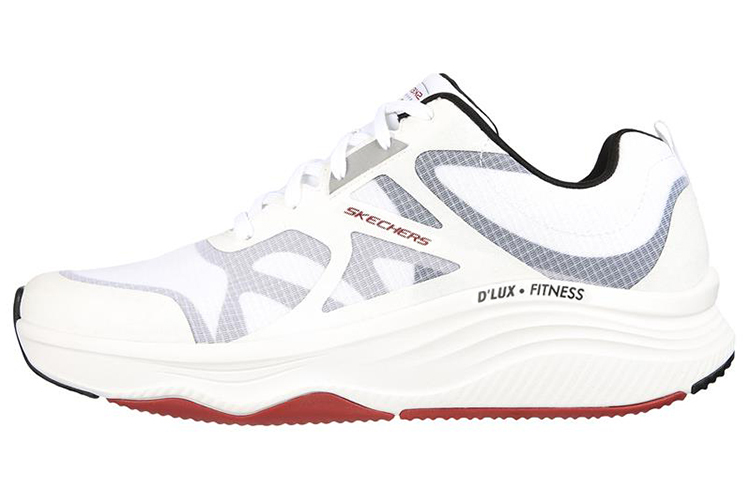 Skechers D'Lites 'White Black Red'