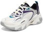 Lookbook Kasut Skechers D'Lites Stamina 'Putih Perak Ungu' 896261-WMLT