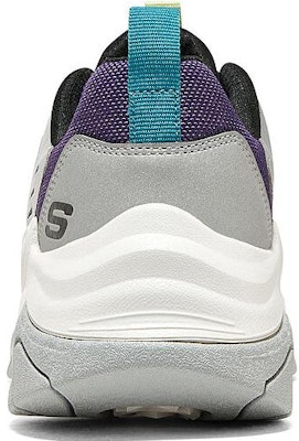 (Women) Skechers D'Lites Stamina Shoes 'White Silver Purple' 896261-WMLT Details for (Women) Skechers D'Lites Stamina Shoes 'White Silver Purple' 896261-WMLT