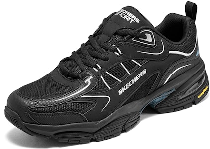 Skechers D‘LITES 星野系列 減震防滑耐磨 低筒 跑步鞋 男款 黑色 Lookbook Skechers D‘LITES 星野系列 減震防滑耐磨 低筒 跑步鞋 男款 黑色