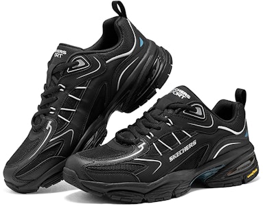 Skechers D‘LITES 星野系列 減震防滑耐磨 低筒 跑步鞋 男款 黑色 Shop Skechers D‘LITES 星野系列 減震防滑耐磨 低筒 跑步鞋 男款 黑色