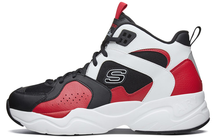 Skechers D'Lites Airy 2.0 Running Shoes Black/Red 999304-BKWR