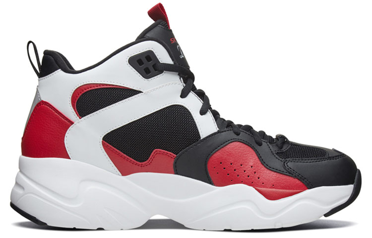 Order Skechers D''Lites Airy 2.0 Hardloopschoenen Zwart/Rood 999304-BKWR