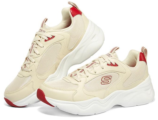 Skechers D‘lites Airy 3.0 時尚低幫老爹鞋 淡黃 Lookbook Skechers D‘lites Airy 3.0 時尚低幫老爹鞋 淡黃
