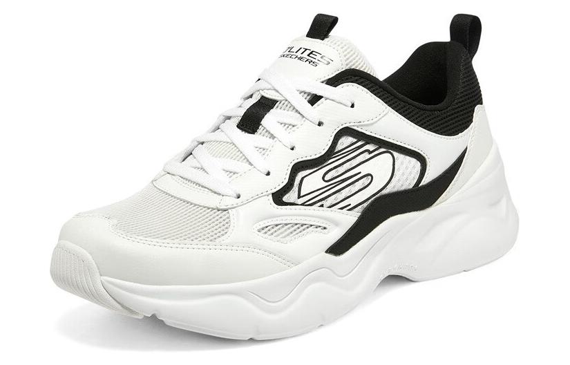 Lookbook Skechers D'lites Airy 3.0 'Blanco Negro' 894088-WBK