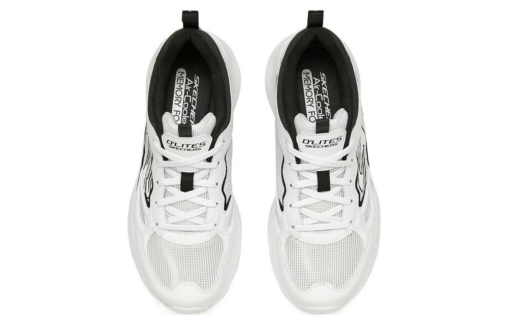 Shop Skechers D'lites Airy 3.0 'Blanco Negro' 894088-WBK