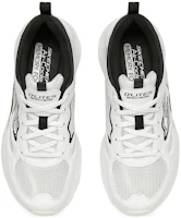 Shop Skechers D‘lites Airy 3.0 防滑耐磨 低筒 爸爸鞋 白黑色