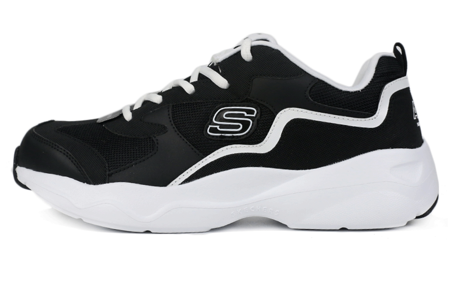 Buy スケッチャーズ D'lites エアリー スポーツ (黒/白) 666117-BLK