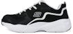 Skechers D'lites Airy Kasut Sukan Hitam Putih 666117-BLK
