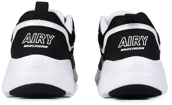 Skechers D'lites Airy Sports Shoe Black White 666117-BLK Lookbook Skechers D'lites Airy Sports Shoe Black White 666117-BLK
