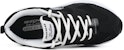 Skechers D'lites Airy Kasut Sukan Hitam Putih 666117-BLK