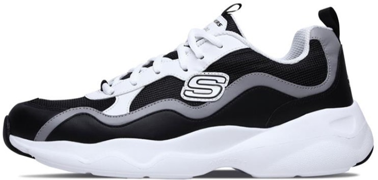 skechers-d-lites-airy-black-white-grey-999859-bkw