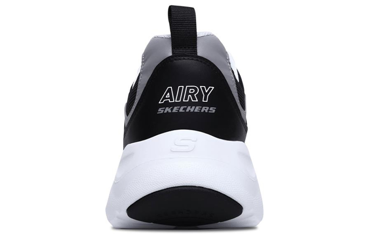 Skechers D'lites Airy Running Shoes Black/White/Gray 圖 4