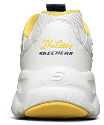 Skechers D‘lites Airy 輕便透氣 低筒休閒老爹鞋 白 Shop Skechers D‘lites Airy 輕便透氣 低筒休閒老爹鞋 白