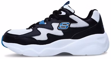 (Women) Skechers D lites Airy Unisex Black/White/Blue 88888105-WBKT (Women) Skechers D lites Airy Unisex Black/White/Blue 88888105-WBKT