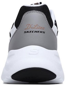 Skechers D‘Lites Airy 輕便防滑 低筒懷舊鞋 黑白 Shop Skechers D‘Lites Airy 輕便防滑 低筒懷舊鞋 黑白