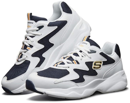 Skechers D'Lites Airy Kasut Lari Rendah Putih/Biru 999090-WBLY Lookbook Skechers D'Lites Airy Kasut Lari Rendah Putih/Biru 999090-WBLY