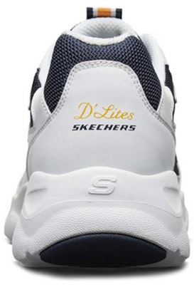 Skechers D'Lites Airy Kasut Lari Rendah Putih/Biru 999090-WBLY Shop Skechers D'Lites Airy Kasut Lari Rendah Putih/Biru 999090-WBLY
