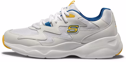 Skechers D Lites Airy Low-Top Running Shoes White/Yellow/Blue 999090-BLYL Skechers D Lites Airy Low-Top Running Shoes White/Yellow/Blue 999090-BLYL