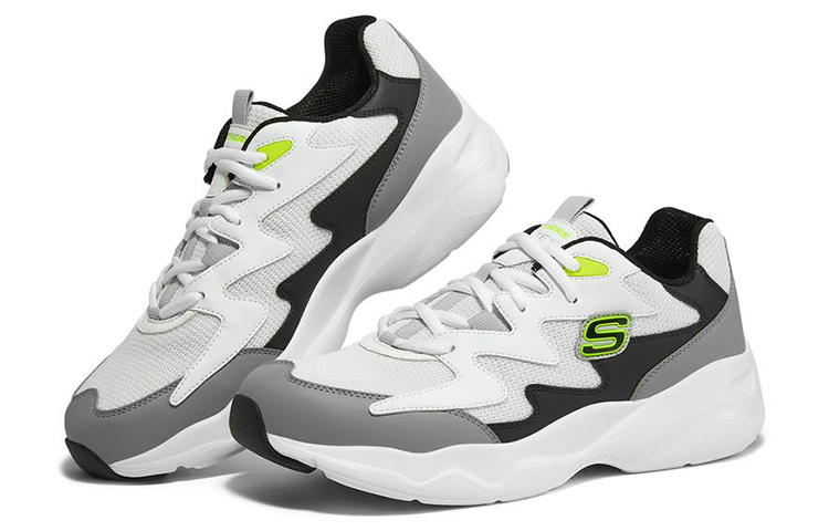 Skechers D'Lites Airy 'White Black' 圖 3