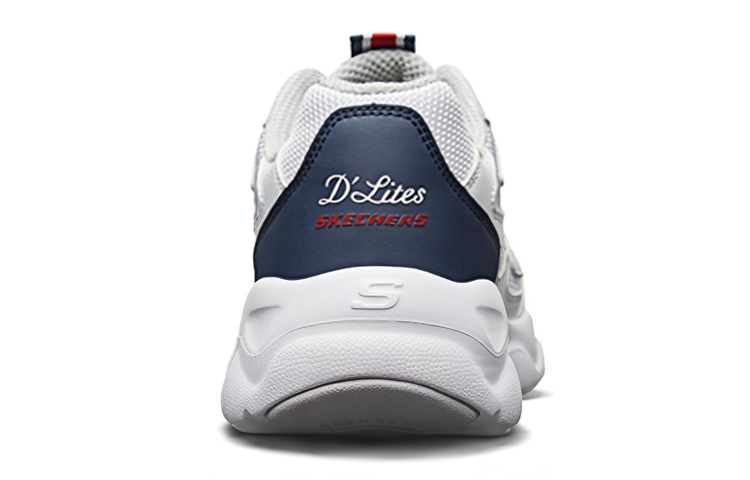 Shop Skechers D'lites Airy 'White Blue' 88888105-WBRD