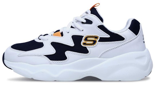 Skechers D‘LITES Airy 低幫 運動休閒鞋 男女同款 白藍橙 Buy Skechers D‘LITES Airy 低幫 運動休閒鞋 男女同款 白藍橙