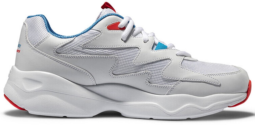 Skechers D'Lites Airy 低筒運動鞋 白藍橘 Order Skechers D'Lites Airy 低筒運動鞋 白藍橘
