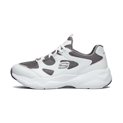 Skechers D'Lites Airy Low-Top Running Shoes White/Gray