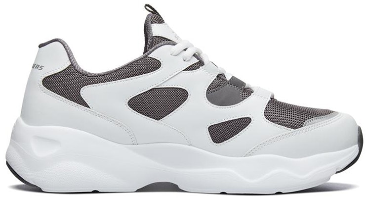 Skechers D'Lites Airy Kasut Lari Rendah Putih/Kelabu 999235-WGRY Order Skechers D'Lites Airy Kasut Lari Rendah Putih/Kelabu 999235-WGRY