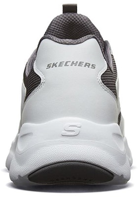 Skechers D'Lites Airy Kasut Lari Rendah Putih/Kelabu 999235-WGRY Shop Skechers D'Lites Airy Kasut Lari Rendah Putih/Kelabu 999235-WGRY