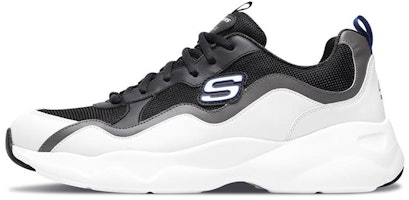 Skechers D'Lites Airy Low-Top Running Shoes White/Grey/Black 999859-WCC Skechers D'Lites Airy Low-Top Running Shoes White/Grey/Black 999859-WCC