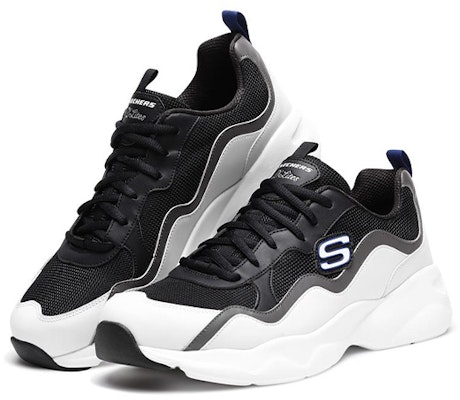 Skechers D'Lites Airy Zapatillas Running Blanco/Gris/Negro 999859-WCC Lookbook Skechers D'Lites Airy Zapatillas Running Blanco/Gris/Negro 999859-WCC