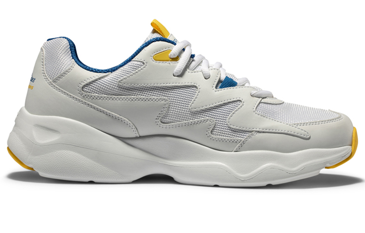 Order Sepatu Lari Skechers D Lites Airy Low-Top Putih/Kuning/Biru 999090-BLYL