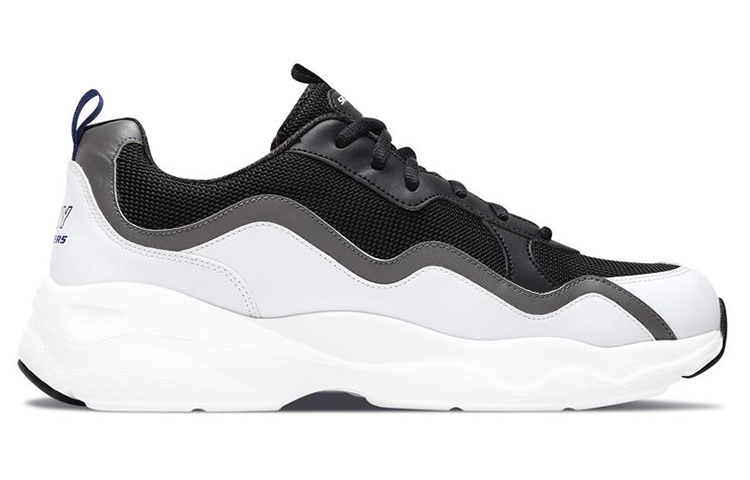Order Skechers D'Lites 轻盈低帮跑鞋 白色/灰色/黑色 999859-WCC