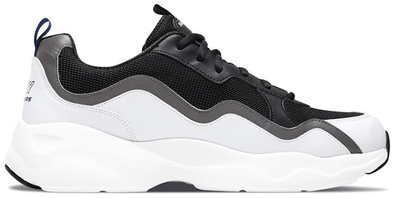 Skechers D'Lites 轻盈低帮跑鞋 白色/灰色/黑色 999859-WCC Order Skechers D'Lites 轻盈低帮跑鞋 白色/灰色/黑色 999859-WCC