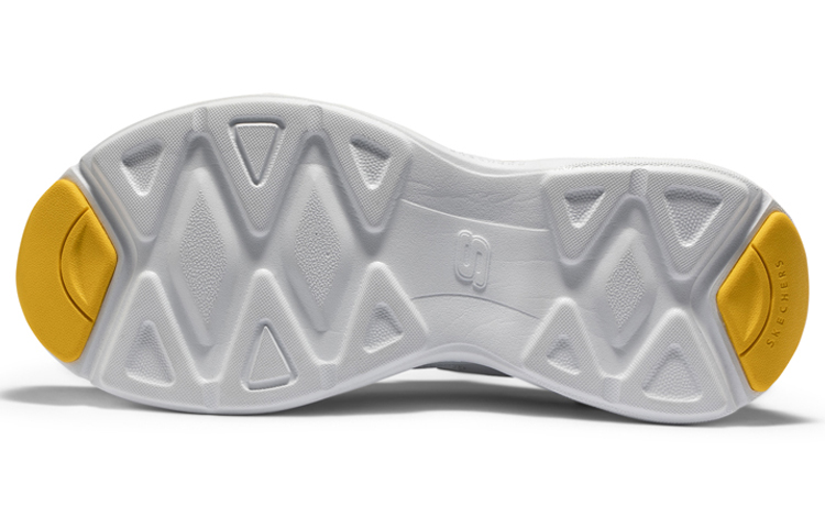 Shop Skechers D Lites Airy Zapatillas Running Blancas/Amarillas/Azules 999090-BLYL