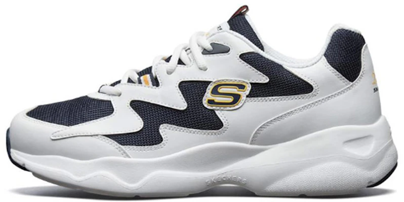 Skechers D''Lites Airy Baskets Basses Running Blanc/Bleu 999090-WBLY Buy Skechers D''Lites Airy Baskets Basses Running Blanc/Bleu 999090-WBLY