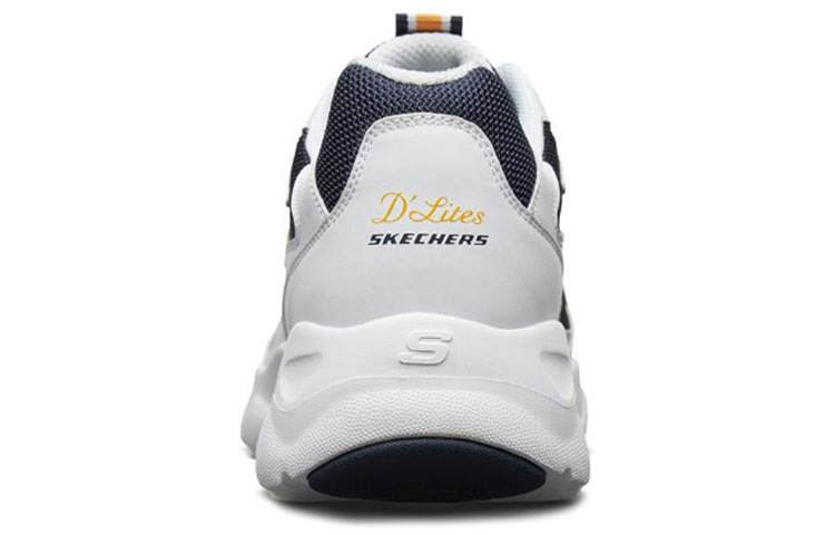 Shop Skechers D''Lites Airy Baskets Basses Running Blanc/Bleu 999090-WBLY