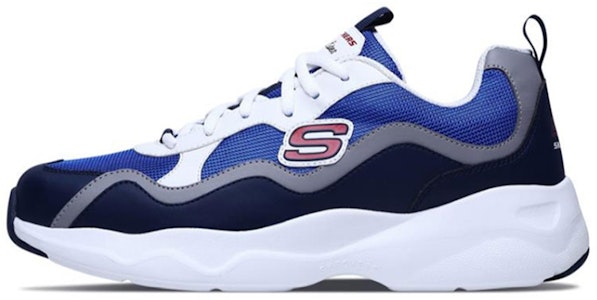 Skechers D'lites Airy 防滑低筒運動休閑鞋 藍白黑 Buy Skechers D'lites Airy 防滑低筒運動休閑鞋 藍白黑