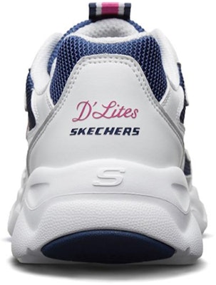 (Women) Skechers D'lites Airy 'White Blue Pink' 88888105-WNVP Shop (Women) Skechers D'lites Airy 'White Blue Pink' 88888105-WNVP