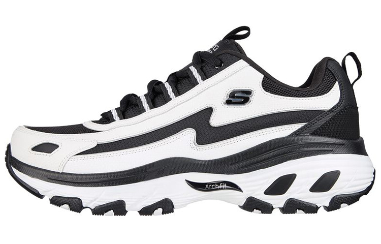 Skechers D'Lites Arch Fit 'Black White' 237310-WBK
