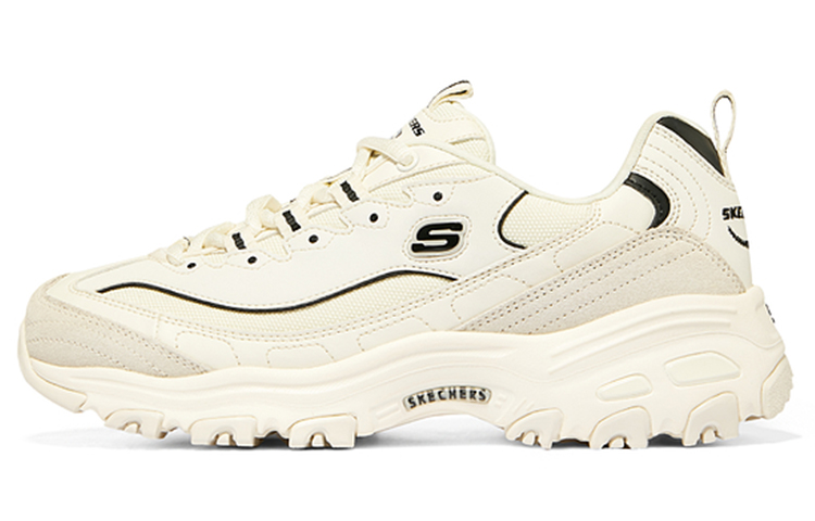 Skechers D'Lites 1.0 'Creamwhite Black'
