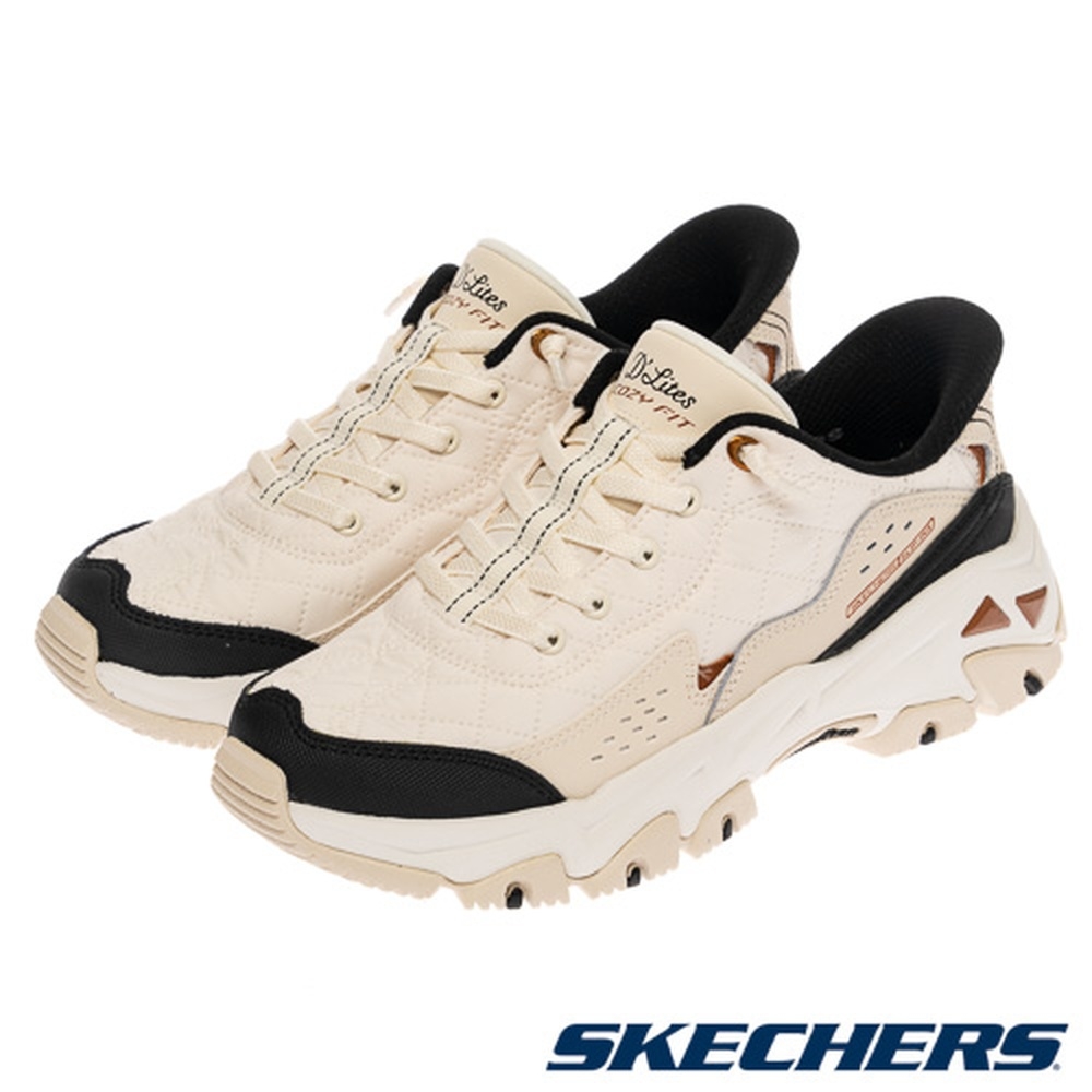 Order Skechers D''Lites Hiker - Kasut Santai Cozy Fit 180114NTBK