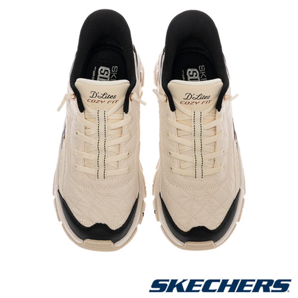 Shop Skechers D''Lites Hiker - Kasut Santai Cozy Fit 180114NTBK