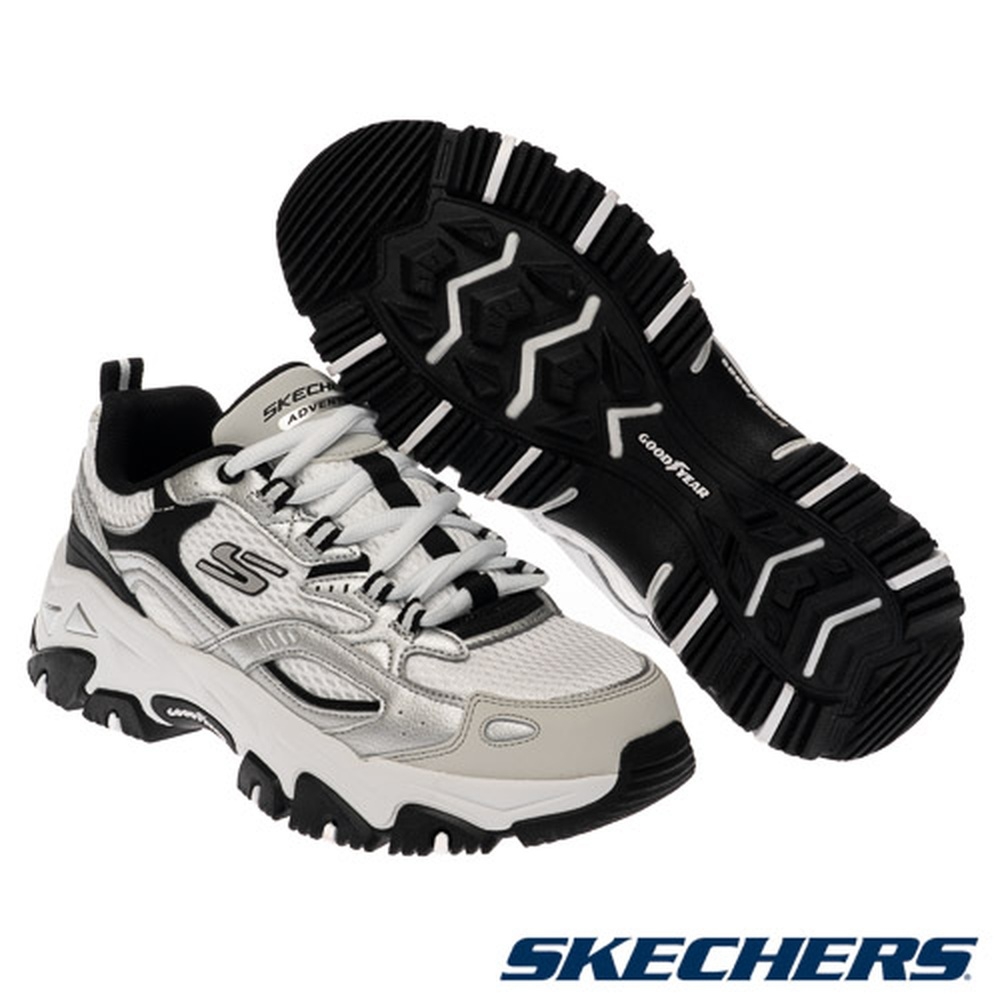 Shop Skechers D''Lites Hiker Scarpe Casual. 237425SLBK